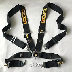 2X Tanaka Red 4-Point Camlock Quick Release Racing Seat Belt Harness - Fits Honda & More