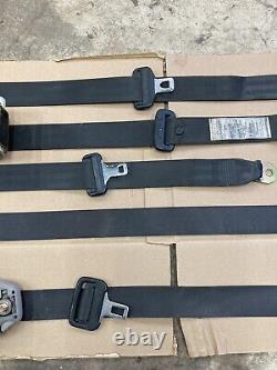 02-05 Lexus IS300 Black Seat Belt Set Complete OEM Driver Pass Left Right Buckle