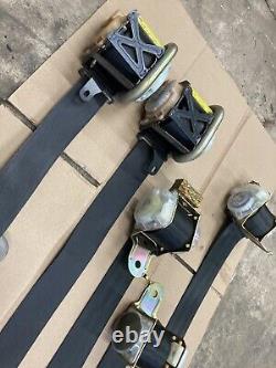 02-05 Lexus IS300 Black Seat Belt Set Complete OEM Driver Pass Left Right Buckle