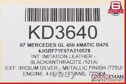 06-08 Mercedes X164 GL450 ML320 Front Left Side Seat Belt Seatbelt Retractor OEM