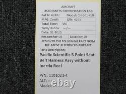 1101021-4 Pacific Scientific 5 Point Seat Belt Harness Assy (Minus Inertia Reel)
