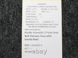 1101021-4 Pacific Scientific 5 Point Seat Belt Harness Assy with Inertia Reel