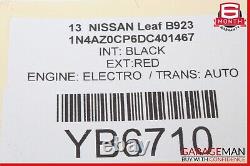 11-13 Nissan Leaf Front Left Driver Side Seatbelt Seat Belt Retractor Black OEM