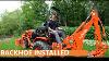 144 Kubota Bh77 Backhoe Installed Final Steps