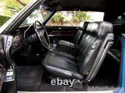 1965-70 GM Cadillac Deville Convertible FRONT Seat Belt SET -6 Pieces BLACK VGC