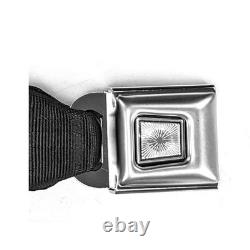 1965-73 Mustang 3 Point Conversion Seat Belt Kit, Fronts, Chrome Push Button