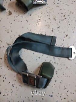 1966 1967 PONTIAC GTO CHEVELLE CUTLASS GS FRONT SEAT BELTS With RETRACTORS DELUXE