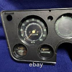 1967-1972 Chevy GMC C10 C20 Instrument Gauge Cluster 00,965 mi. With Harness NICE