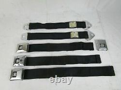 1968 1969 Chevrolet Corvette Black Seat Belts Harness