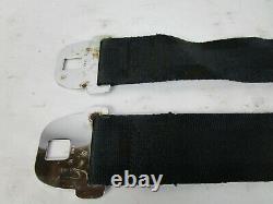 1968 1969 Chevrolet Corvette Black Seat Belts Harness