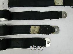 1968 1969 Chevrolet Corvette Black Seat Belts Harness