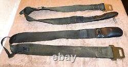 1968 1969 Mustang Fastback Coupe Cougar ORIG BLACK SHOULDER HARNESS SEAT BELTS