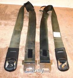 1968 1969 Mustang Fastback Coupe Cougar ORIG BLACK SHOULDER HARNESS SEAT BELTS