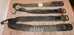 1968 1969 Mustang Fastback Coupe Cougar ORIG BLACK SHOULDER HARNESS SEAT BELTS