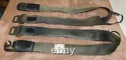 1968 1969 Mustang Fastback Coupe Cougar ORIG BLACK SHOULDER HARNESS SEAT BELTS