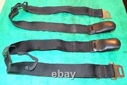 1968 1969 Mustang Mach 1 Boss Cougar Xr7 ORIG BLACK SHOULDER HARNESS SEAT BELTS