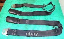 1968 1969 Mustang Mach 1 Boss Cougar Xr7 ORIG BLACK SHOULDER HARNESS SEAT BELTS