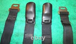 1968 1969 Mustang Mach 1 Boss Cougar Xr7 ORIG BLACK SHOULDER HARNESS SEAT BELTS