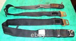 1968 1969 Mustang Mach 1 Boss Cougar Xr7 ORIG BLACK SHOULDER HARNESS SEAT BELTS