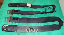 1968 1969 Mustang Mach 1 Boss Cougar Xr7 ORIG BLACK SHOULDER HARNESS SEAT BELTS