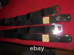 1968 72 Chevelle SS GTO Cutlass 442 Skylark GS black shoulder harness belts GM