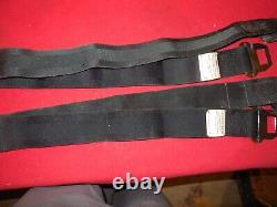 1968 72 Chevelle SS GTO Cutlass 442 Skylark GS black shoulder harness belts GM