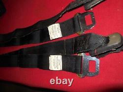 1968 72 Chevelle SS GTO Cutlass 442 Skylark GS black shoulder harness belts GM