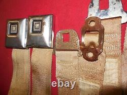 1969 72 Chevelle GTO 442 Cutlass GS Skylark gold deluxe shoulder harness belts