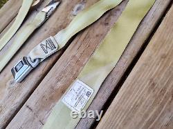 1970's GM Cadillac Eldorado Convertible FRONT Seat Belt SET -6 Pieces GOLD VGC