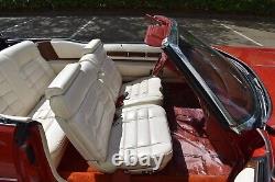 1970's GM Cadillac Eldorado Convertible FRONT Seat Belt SET 6 Pieces RED EC