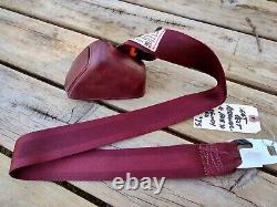 1970's GM Cadillac Eldorado FRONT PASSENGER Seat Belt Retractor BURGUNDY VGC