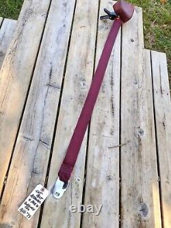 1970's GM Cadillac Eldorado FRONT PASSENGER Seat Belt Retractor BURGUNDY VGC