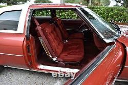 1970's GM Cadillac Eldorado FRONT PASSENGER Seat Belt Retractor BURGUNDY VGC