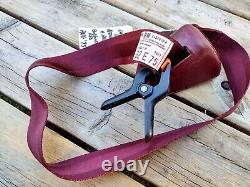 1970's GM Cadillac Eldorado FRONT PASSENGER Seat Belt Retractor BURGUNDY VGC