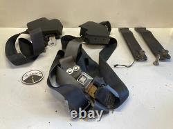 1984-1996 Corvette C4 Coupe Black Seat Belt Set Retractor Harness Lh Rh