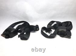 1994 Jeep Wrangler Left & Right Pair Front Seat Belts Retract Shoulder Harness