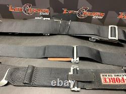 1998 Dodge Viper Gts G Force Seat Belt Harness Pair Driver Passenger Used