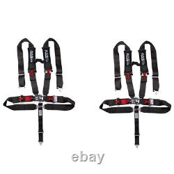 1Pair 3 5-Point Universal Racing Harness Quick Release Safety Seat Belt ATV UTV