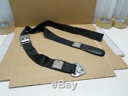 1 1968 Corvette Orig Black Seat Belt Shoulder Harness Complete #a85 Option L88