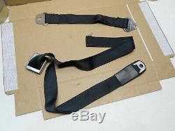 1 1968 Corvette Orig Black Seat Belt Shoulder Harness Complete #a85 Option L88