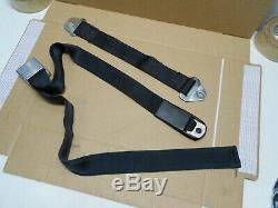 1 1968 Corvette Orig Black Seat Belt Shoulder Harness Complete #a85 Option L88