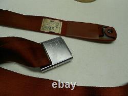 1 Nos 1968 Corvette Orig Tabacco Seat Belt Shoulder Harness #a85 Option L88 L89