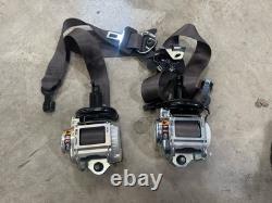 2019-2024 Gmc Sierra Chevy Silverado Lh & Rh Pair Seatbelts Belts Brown Oem