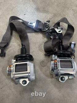 2019-2024 Gmc Sierra Chevy Silverado Lh & Rh Pair Seatbelts Belts Brown Oem