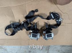 2019-2025 Gmc Sierra Chevy Silverado Lh & Rh Pair Seatbelts Belts Black Oem