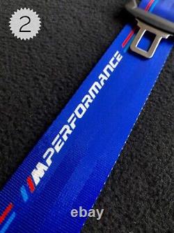 20M Car Seat Safety Belt For Bmw M Black Blue Yellow Red Green Grey Beige