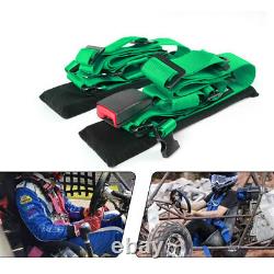 2PCS 2IN Straps 4 Point Safety Harness Gray Racing Seat Belts For ATV UTV Go-Kar