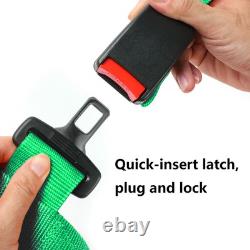 2PCS 2 Straps 4 Point Safety Harness Gray Racing Seat Belts For ATV UTV Go-Kar