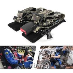 2PCS Camouflage 4 Point Safety Harness Racing Seat Belts For ATV UTV Go-Kart