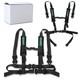 2Pcs 4 Point Harness Seat Belt With Padding Heavy Duty Buckle Upgraded 2 Inch